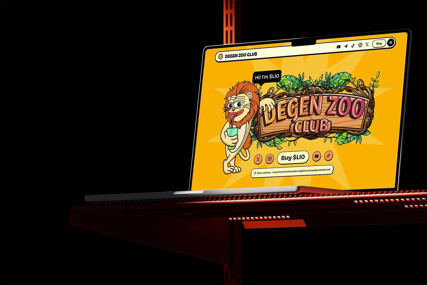 “Degenzoo Club” Completed Project Bachoff Studio • Web Design and Development • Framer Templates, Components and Code