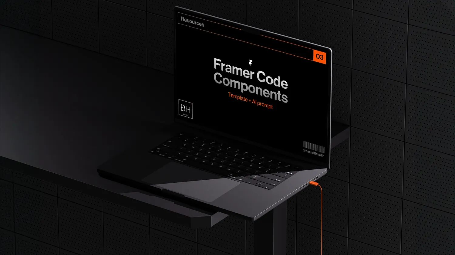 Framer Code Component Template Framer Resource Bachoff Studio • Web Design and Development • Framer Templates, Components and Code